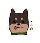 手書き柴犬スタンプ（個別スタンプ：35）