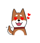 手書き柴犬スタンプ（個別スタンプ：40）