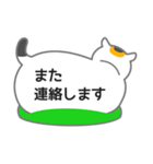 ふきだしネコが背中で語る（個別スタンプ：17）