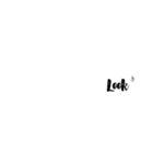 モノクロ手書き英語（個別スタンプ：8）
