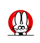 変なうさぎ。（個別スタンプ：4）