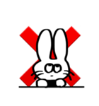 変なうさぎ。（個別スタンプ：5）