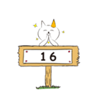 どや顔猫のドラさん 数字バージョン01（個別スタンプ：18）