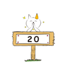 どや顔猫のドラさん 数字バージョン01（個別スタンプ：22）