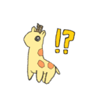 丁寧語が使えるきりんちゃん（個別スタンプ：3）