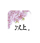 さらに使える！日々彩る、お花のスタンプ。（個別スタンプ：24）