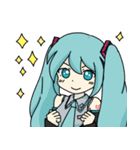 初音ミクと楽しい仲間たち（個別スタンプ：1）