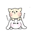 ネコウサ（個別スタンプ：1）