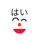雪だるまのスタンプである（個別スタンプ：9）