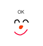 雪だるまのスタンプである（個別スタンプ：14）