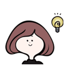 おんなの子とうさみ ＆ハロウィン（個別スタンプ：2）