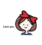 おんなの子とうさみ ＆ハロウィン（個別スタンプ：13）