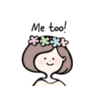 おんなの子とうさみ ＆ハロウィン（個別スタンプ：27）