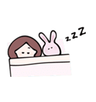 おんなの子とうさみ ＆ハロウィン（個別スタンプ：28）