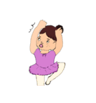 ぺりこちゃんのバレエレッスン（個別スタンプ：5）