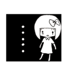 おかっぱ女の子スタンプ（個別スタンプ：8）