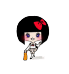 おかっぱ女の子スタンプ（個別スタンプ：14）