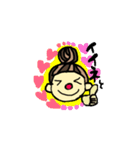 毎日使える 日常会話 赤っ鼻の女の子（個別スタンプ：3）