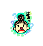 毎日使える 日常会話 赤っ鼻の女の子（個別スタンプ：5）