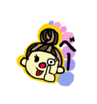 毎日使える 日常会話 赤っ鼻の女の子（個別スタンプ：8）