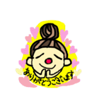 毎日使える 日常会話 赤っ鼻の女の子（個別スタンプ：10）