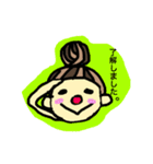 毎日使える 日常会話 赤っ鼻の女の子（個別スタンプ：26）