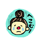 毎日使える 日常会話 赤っ鼻の女の子（個別スタンプ：30）