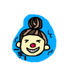毎日使える 日常会話 赤っ鼻の女の子（個別スタンプ：31）