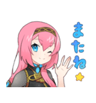 【巡音ルカ】ちょこっと返信スタンプ（個別スタンプ：8）