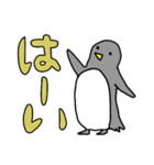 ペンギンだらけ (デカ文字・基本編①)（個別スタンプ：15）