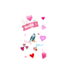 マメルリハインコのぴぴぃ♀（個別スタンプ：1）
