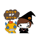 ルフ子とルフゴン ハロウィン編（個別スタンプ：1）