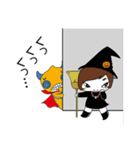 ルフ子とルフゴン ハロウィン編（個別スタンプ：5）