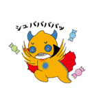 ルフ子とルフゴン ハロウィン編（個別スタンプ：9）