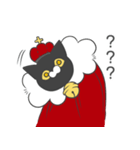 ネコの王様（個別スタンプ：3）