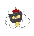 ネコの王様（個別スタンプ：5）