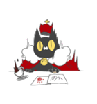 ネコの王様（個別スタンプ：18）