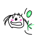 かわ子ちゃんの日常（個別スタンプ：3）