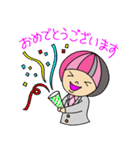 ビジネスもやこさん（個別スタンプ：17）
