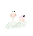 はじめての水彩画（個別スタンプ：8）