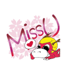 さくらドラゴンが来ています！（個別スタンプ：8）