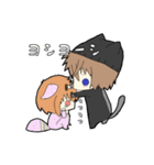 黒猫☆クロくん②（個別スタンプ：21）
