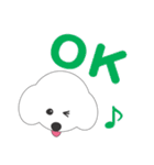 しろいわんこ（個別スタンプ：5）