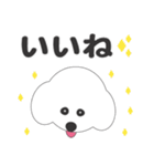 しろいわんこ（個別スタンプ：10）