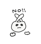 ゆるうさぎの日常（個別スタンプ：2）