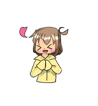 くせ毛少女の日常☆（個別スタンプ：1）