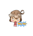 くせ毛少女の日常☆（個別スタンプ：4）