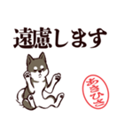 黒柴あきひさ（デカ文字・敬語）（個別スタンプ：29）