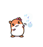 爽快ハムちゃん（個別スタンプ：3）