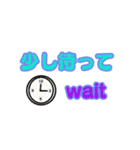 デカ文字キュートな日常会話（個別スタンプ：7）